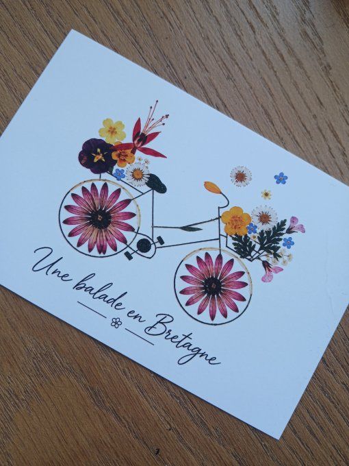 Carte postale Bicyclette