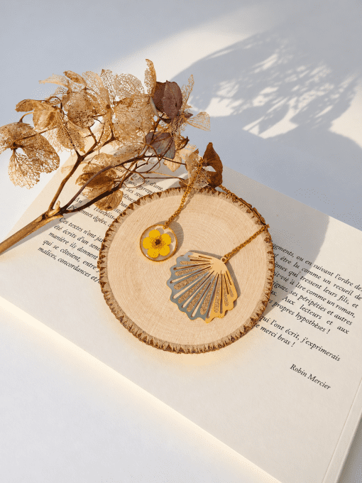 Marque-page Bouton d'Or