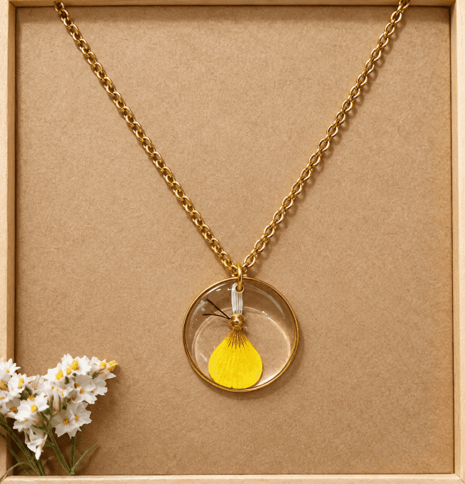 Collier Bigoudène Bouton d'Or