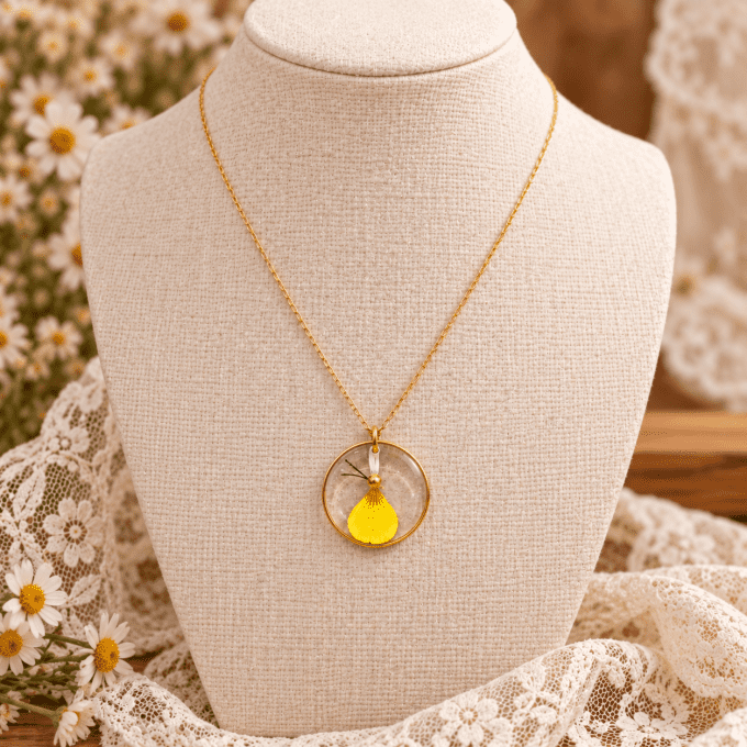 Collier Bigoudène Bouton d'Or