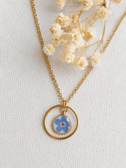 collier myosotis
