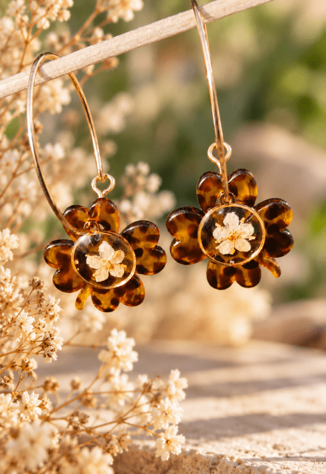 Boucles d'oreilles Amber