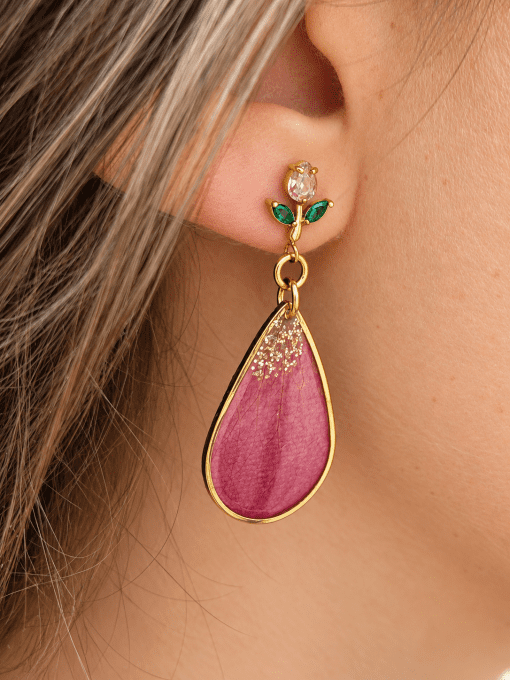 Boucles d'oreilles La Vie en Rose